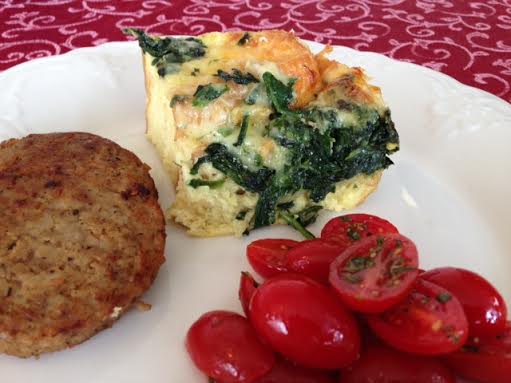 spinach gruyere strata