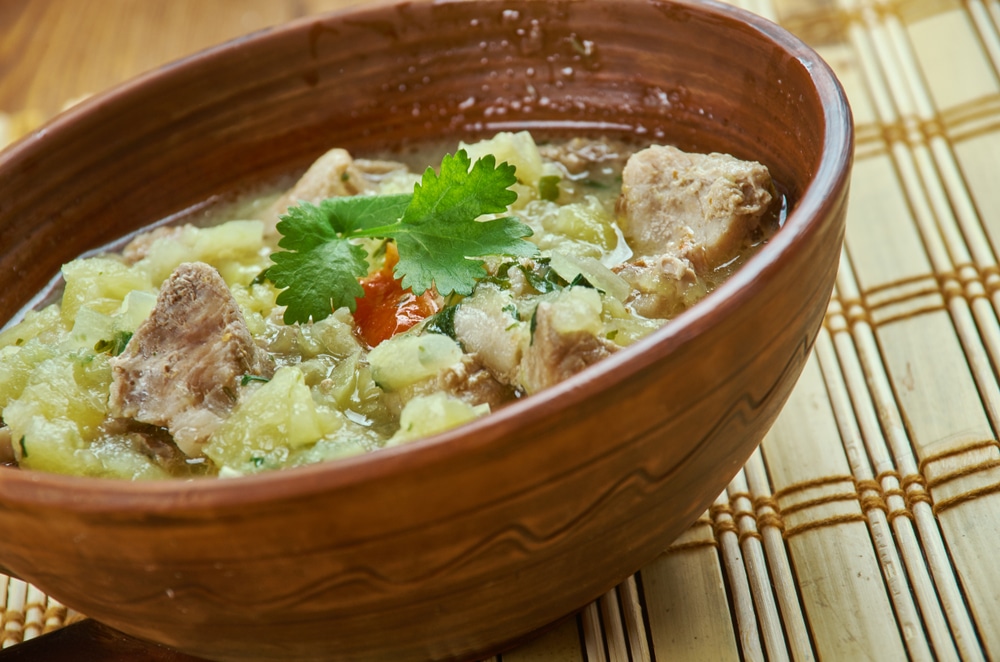 Discover New Mexico Favorites like this green chile stew at the best restaurants in Albuquerque