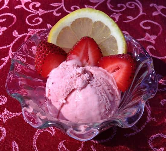 strawberry ice cream