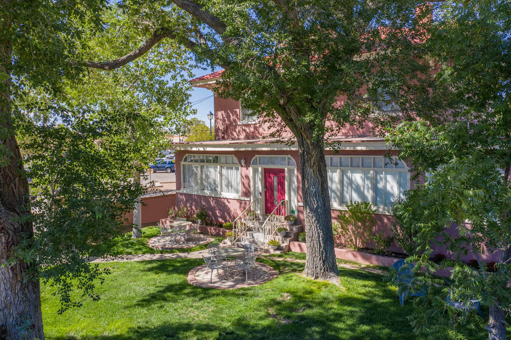 the exterior of our Albuquerque Bed and Breakfast in Old Town, located near the top museums in Albuquerque