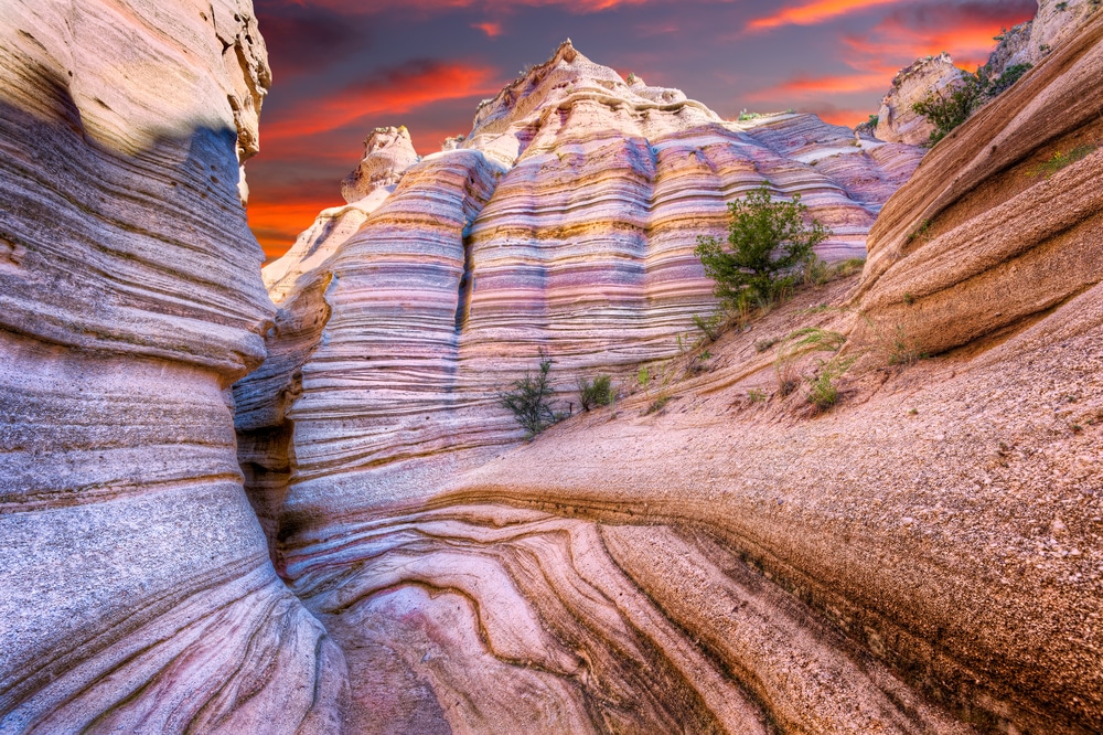 Sunrise at Tent Rocks, one of the best day trips from Albuquerque